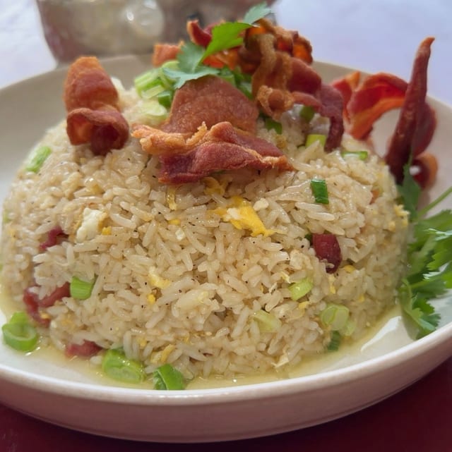 Bacon Fried Rice.