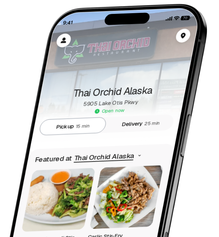 Thai Orchid Alaska app preview