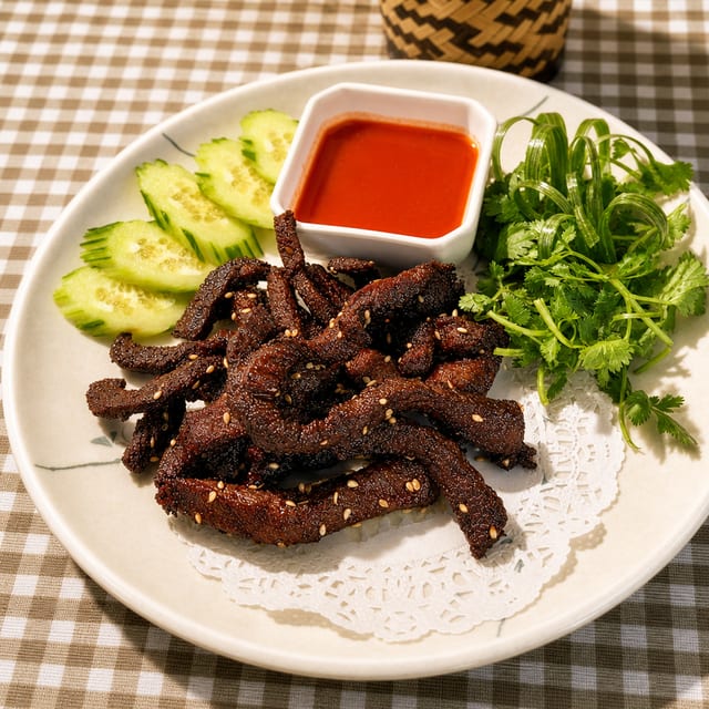 Thai Beef Jerky.