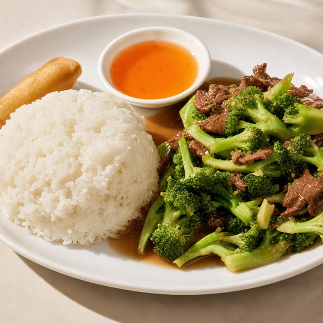 Lunch E - Broccoli Stir-Fry.